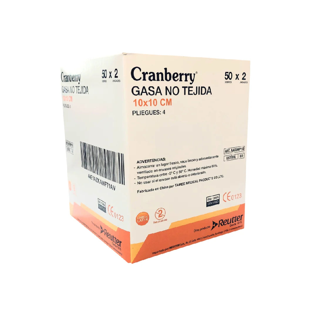 Gasa No Tejida Esteril Cranberry