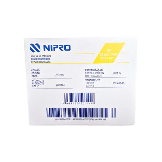 Aguja Hipodérmica Nipro