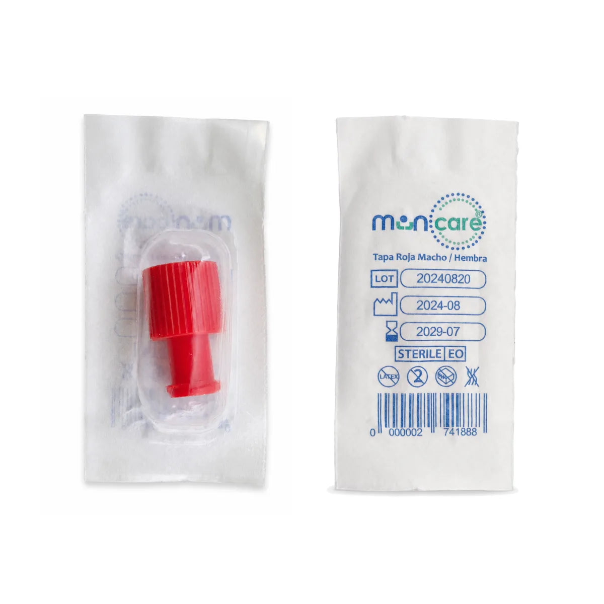 Tapa Roja Estéril Luer Muncare