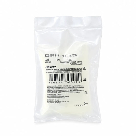 Cloruro de Sodio Inyectable Baxter 100mL x100