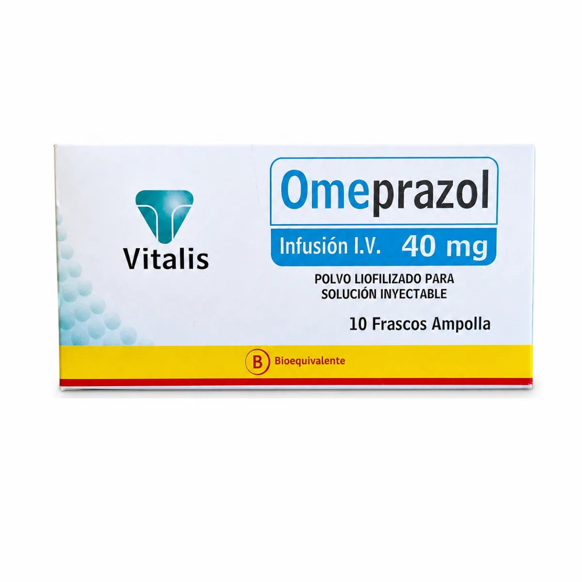 Omeprazol 40 mg Liofilizado para Solución Inyectable (x10)