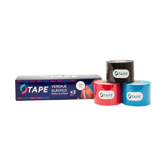 Cinta Kinesiológica Tape 5cm x 5m COLORES PACKS