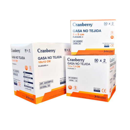 Gasa No Tejida Esteril Cranberry