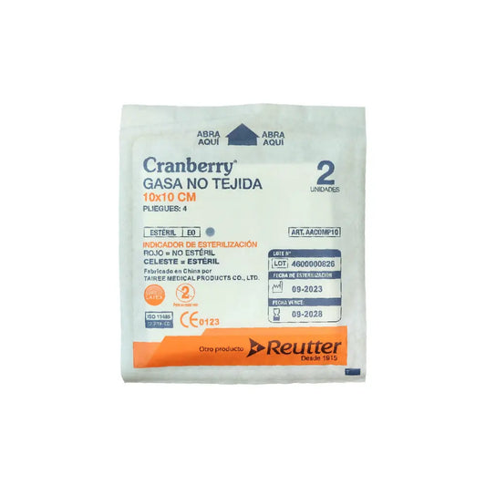 Gasa No Tejida Esteril Cranberry