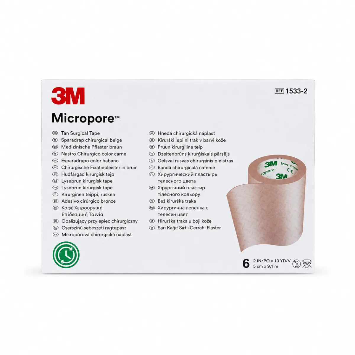 Cinta Quirúrgica Micropore™ Papel Piel 3M
