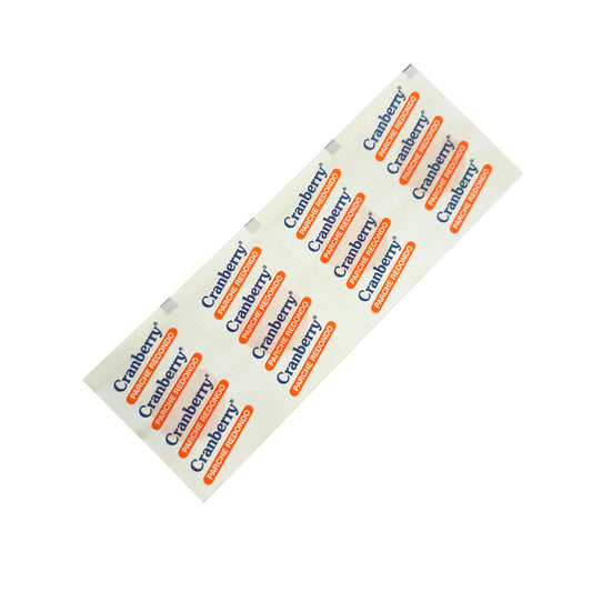 Parche Curita Redondo Impermeable Estéril Cranberry Caja x100
