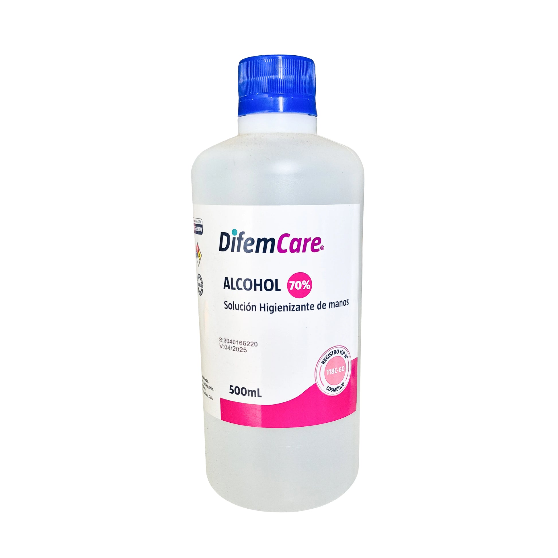 Alcohol Higienizante 70% DifemCare