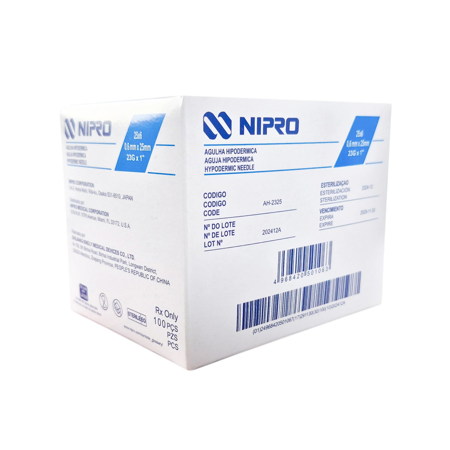 Aguja Hipodérmica Nipro