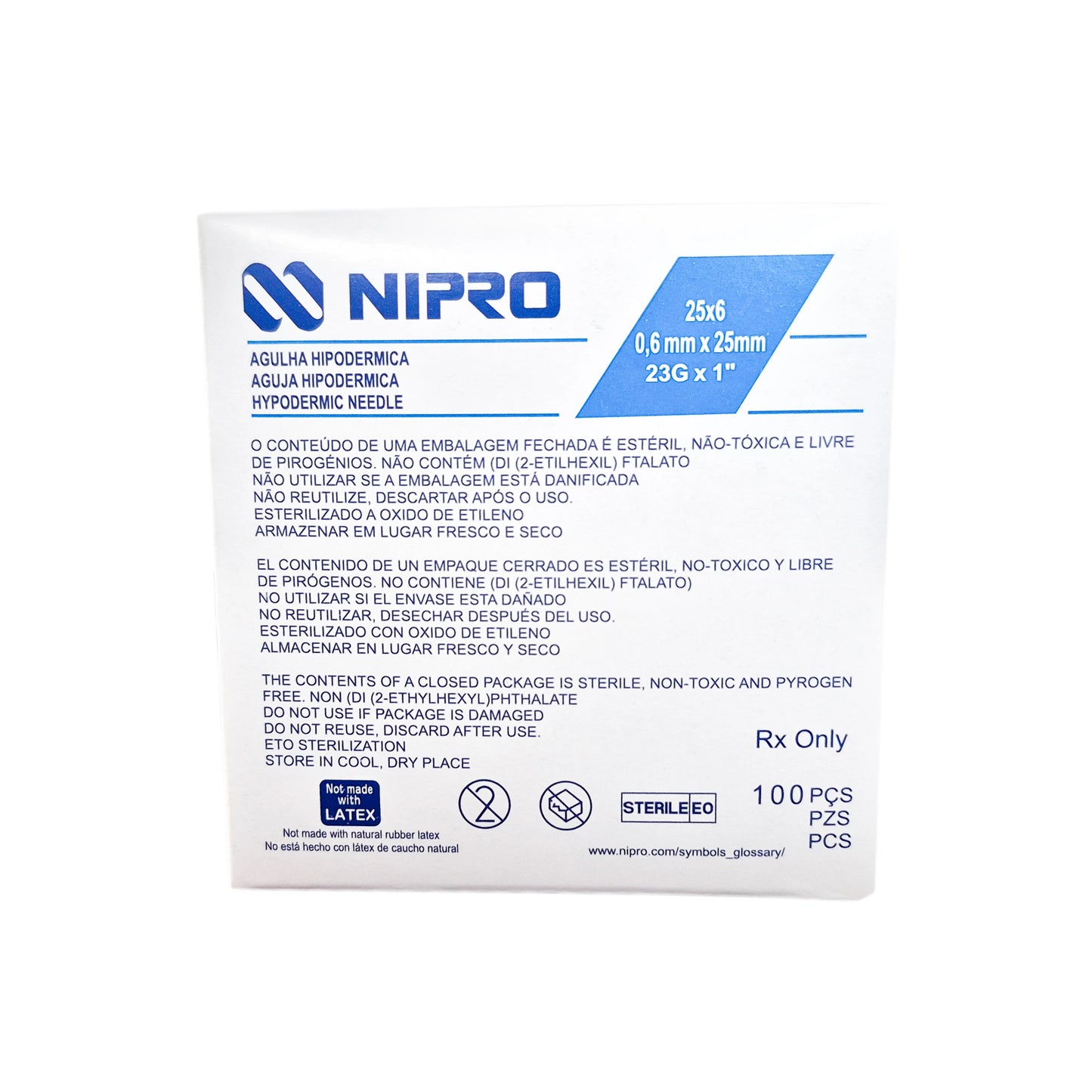 Aguja Hipodérmica Nipro