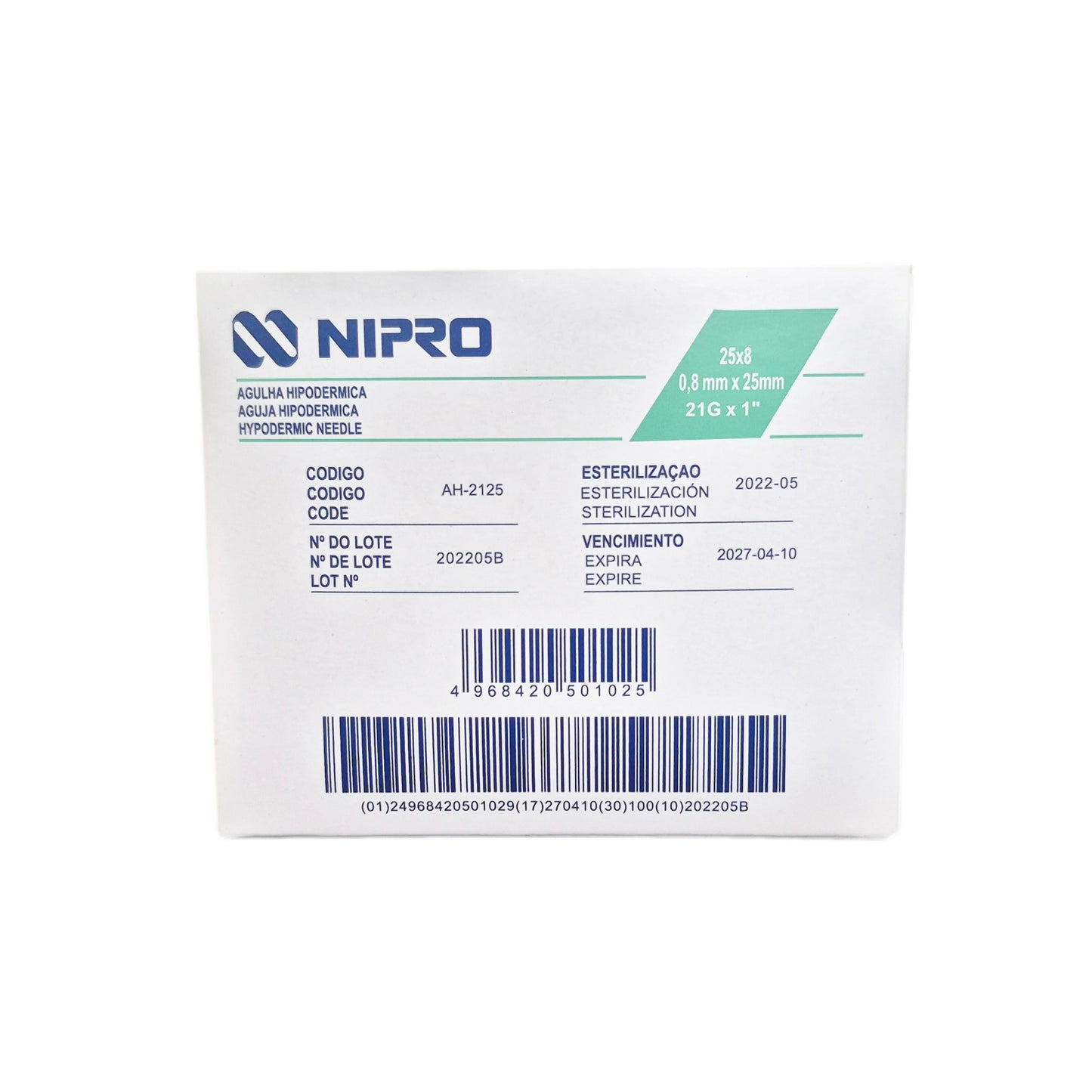 Aguja Hipodérmica Nipro
