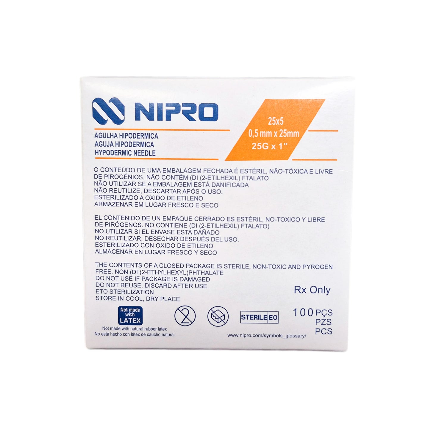 Aguja Hipodérmica Nipro