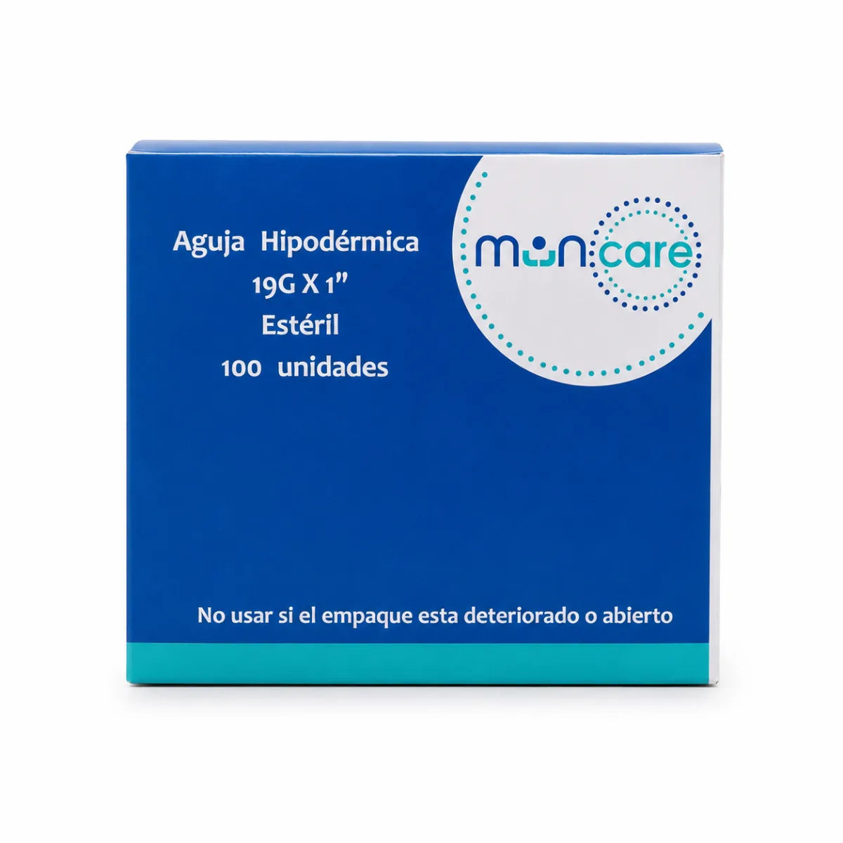 Aguja Hipodérmica Muncare 19G