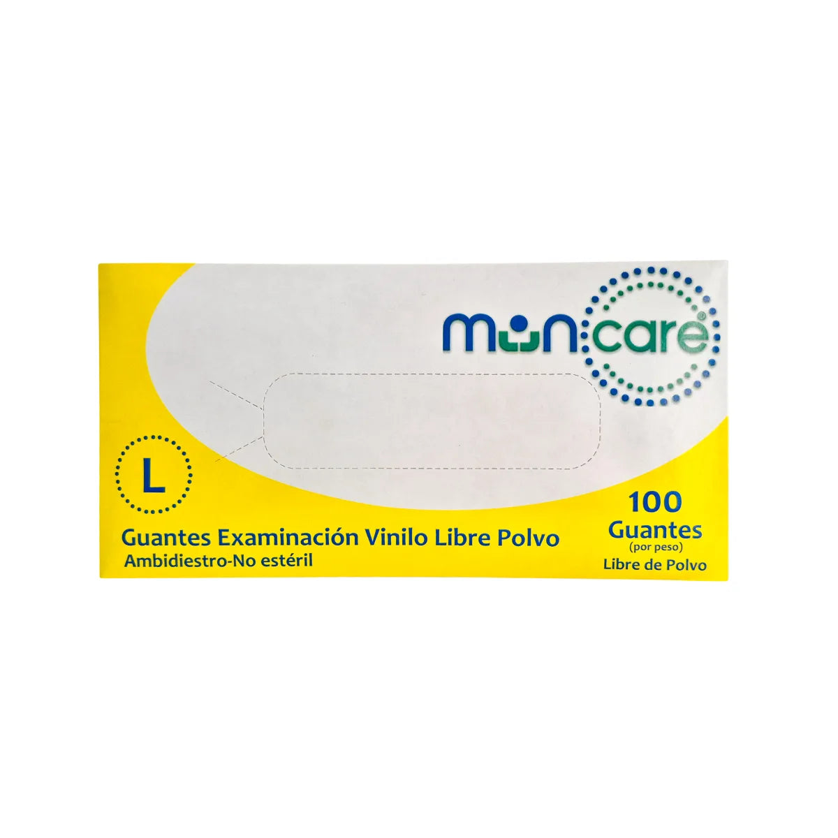 Guante de Examinación de Vinilo Muncare x100