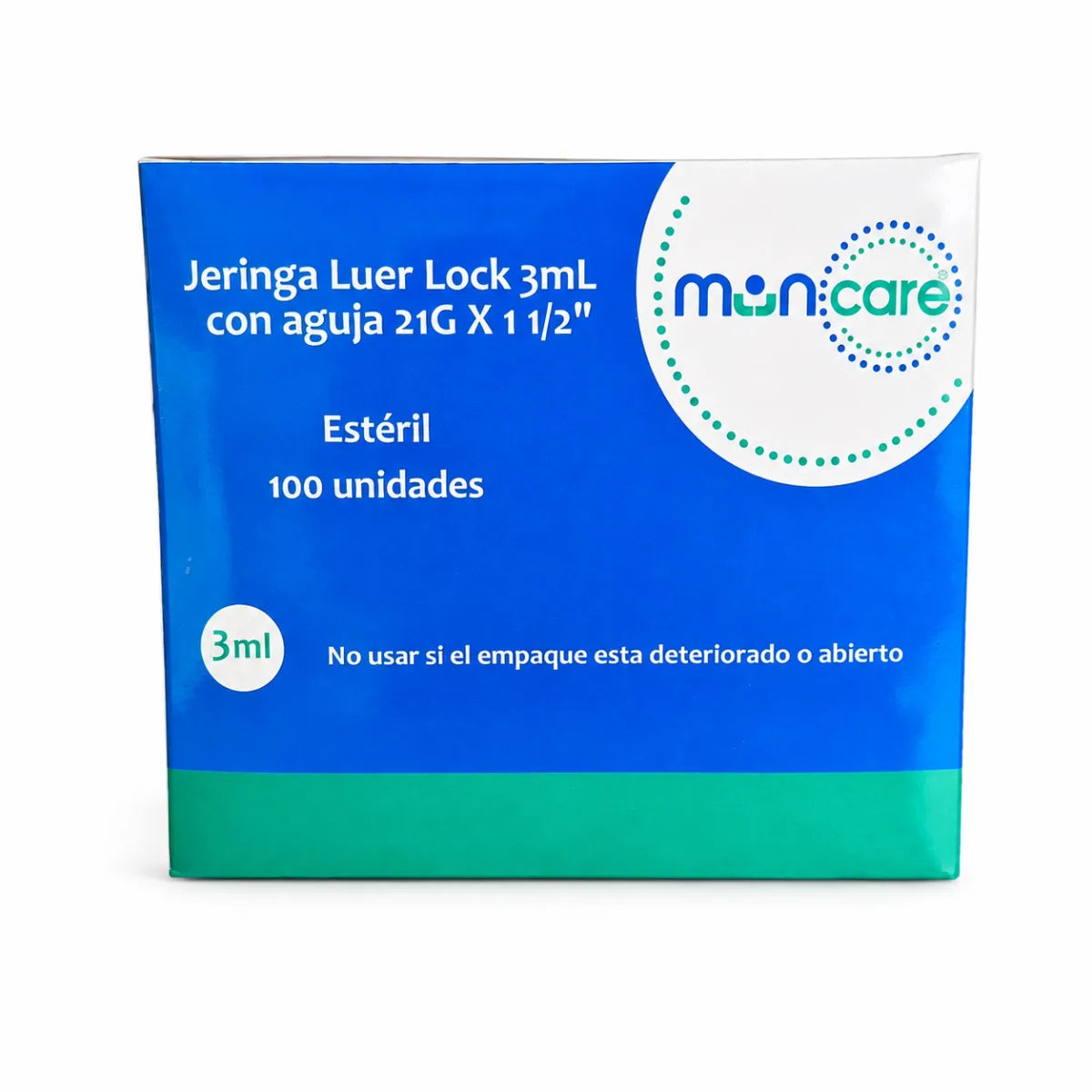 Jeringa LOCK con Aguja Muncare