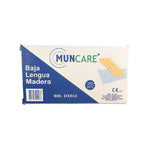 Bajalenguas de Madera Desechable Muncare x100