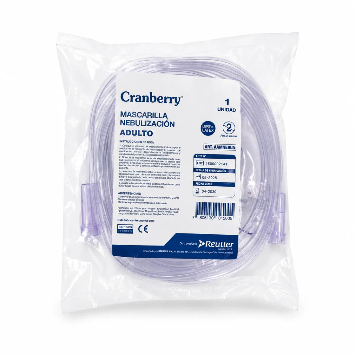 Mascarilla de Nebulización Cranberry