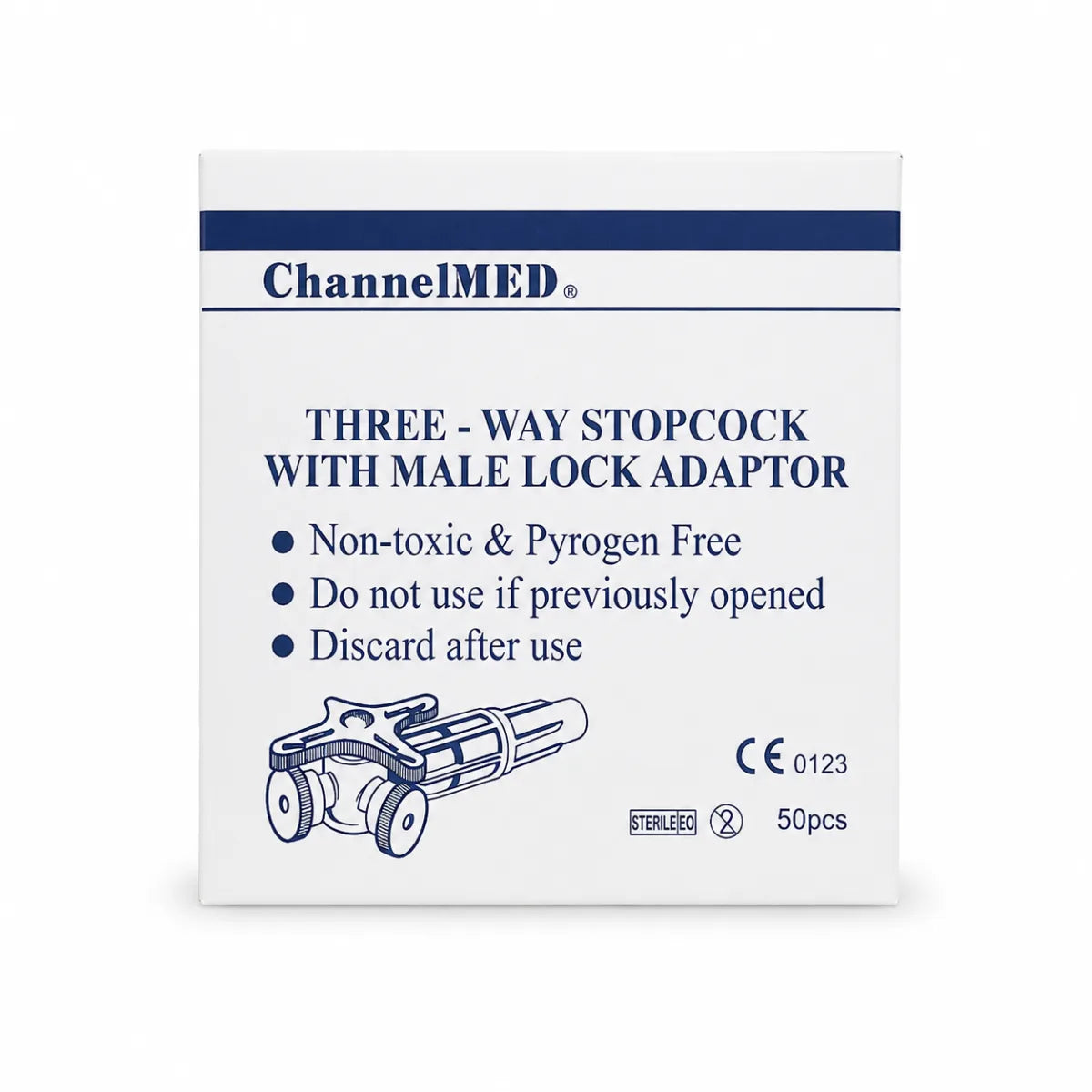 Llave de Tres Pasos Estéril x50 ChannelMED
