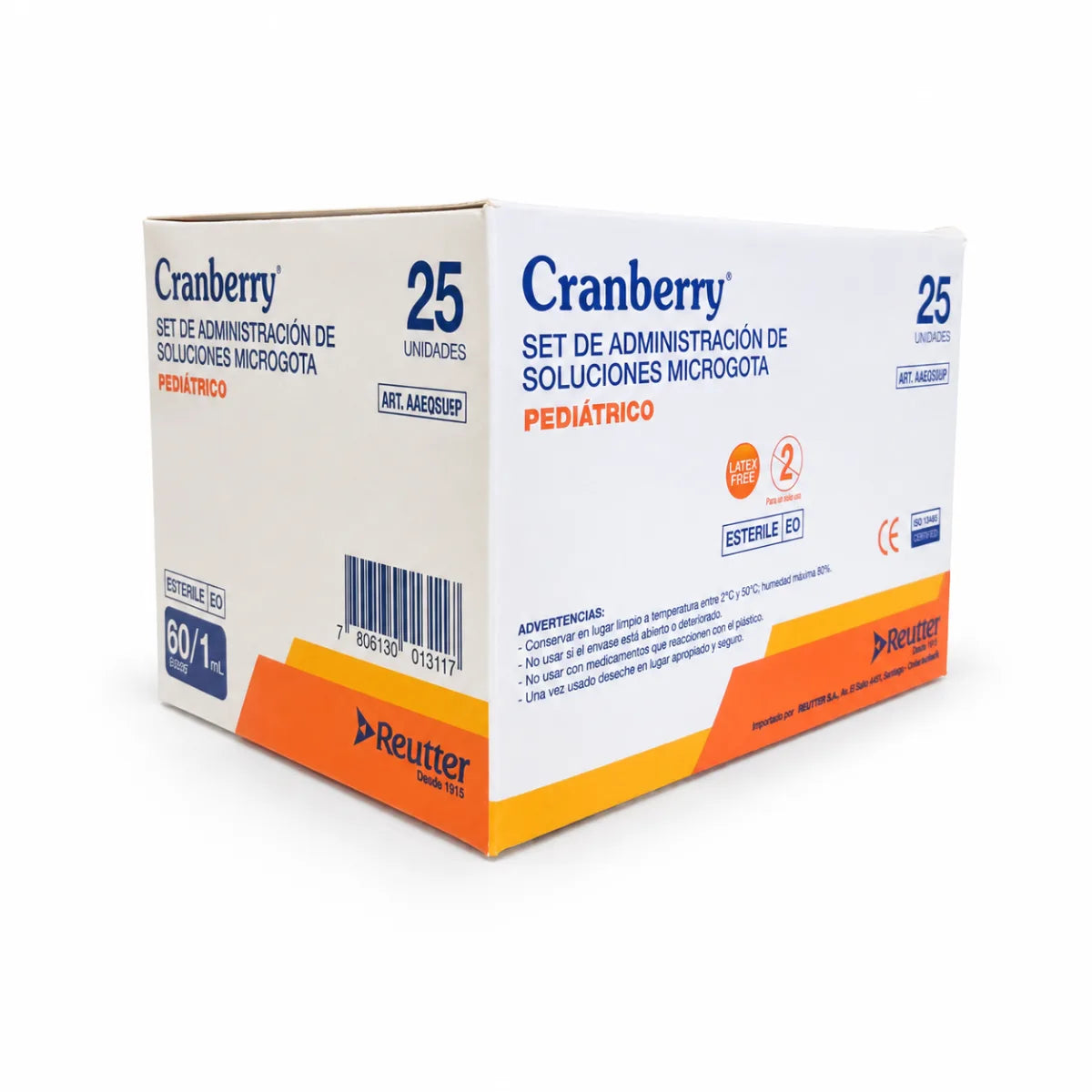 Set de Infusión Microgota Pediátrico Cranberry x25