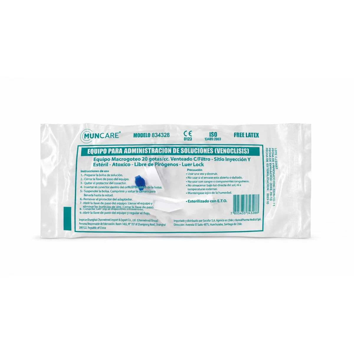 Set de Infusión Macrogoteo x25