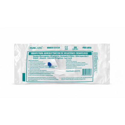 Set de Infusión Macrogoteo x25