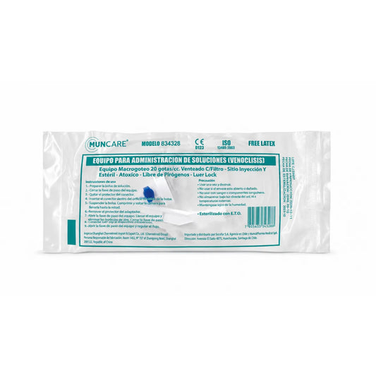 Set de Infusión Macrogoteo x25