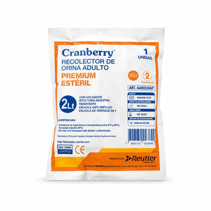 Recolector de Orina Adulto 2 L Premium