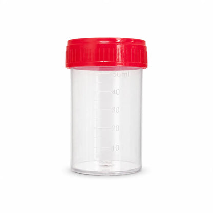 Frasco Multipropósito Estéril Tapa Roja 60 mL