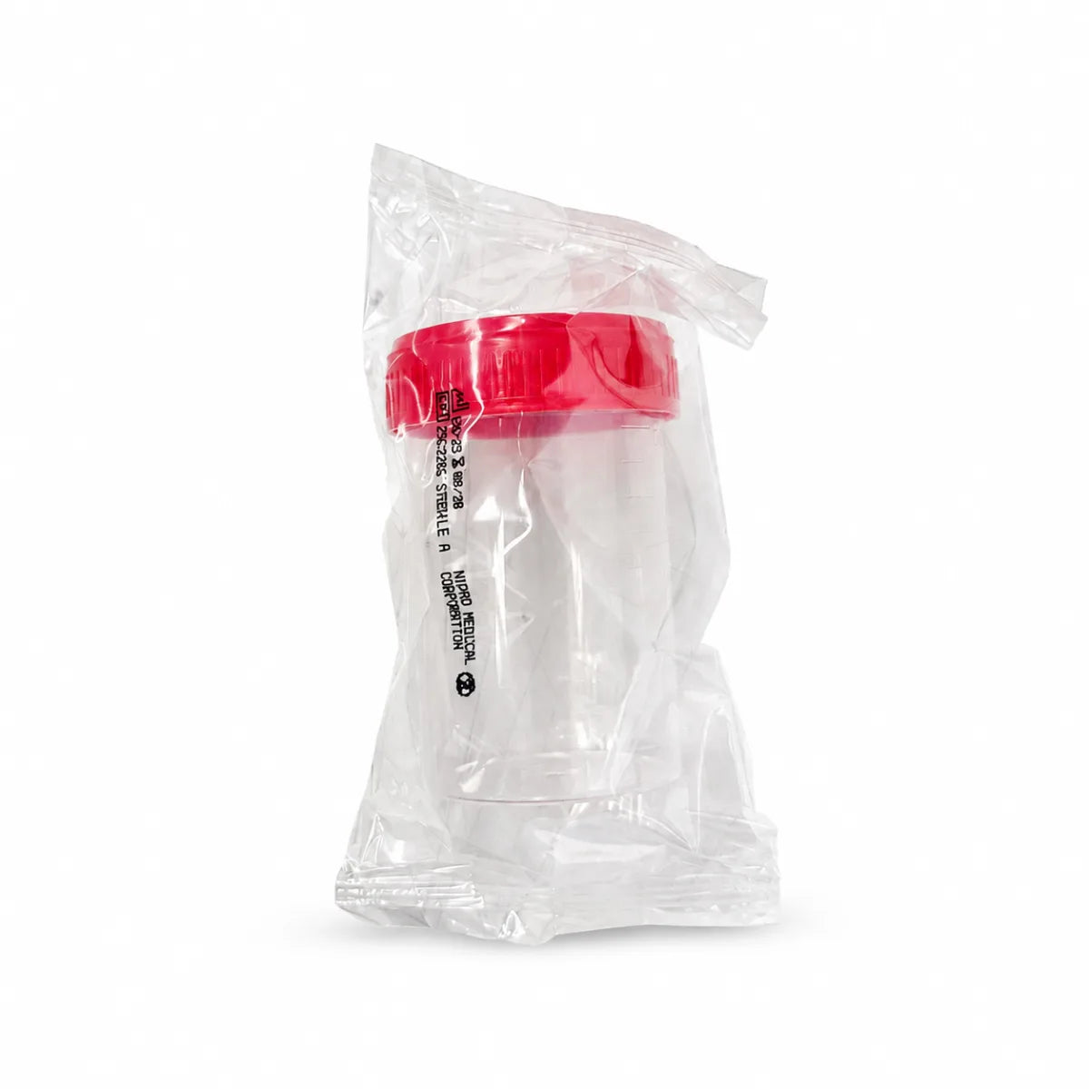 Frasco Multipropósito Estéril Tapa Roja 60 mL