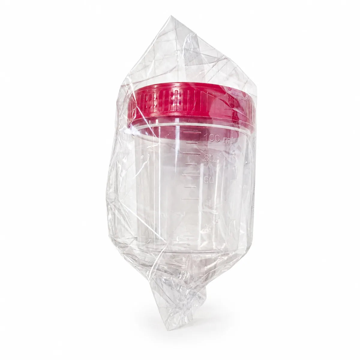 Frasco Multipropósito Estéril Tapa Roja 100 mL
