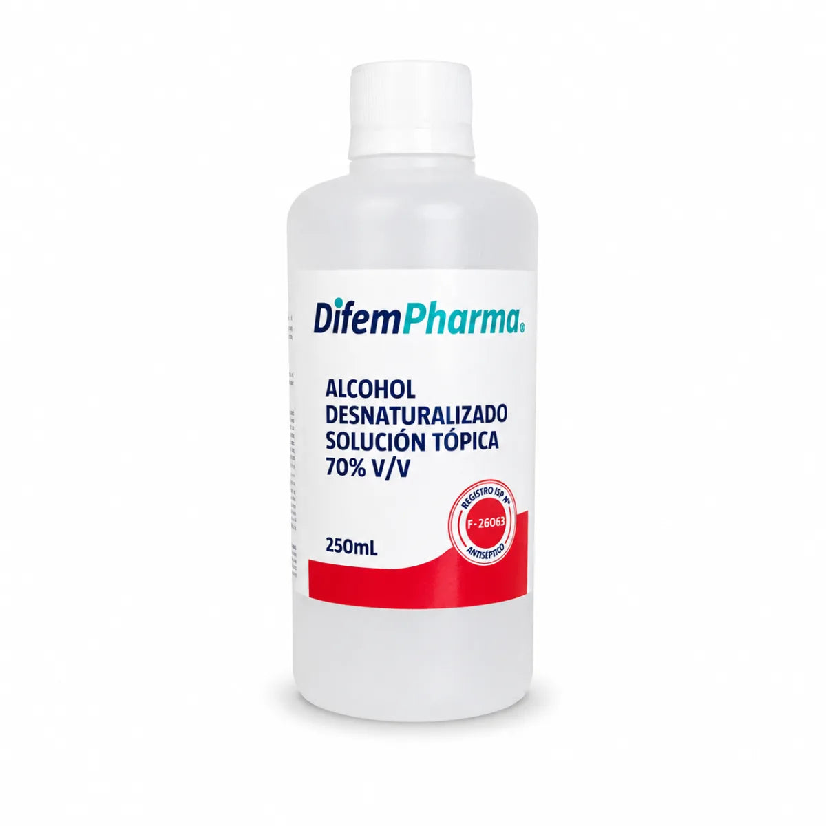 Alcohol Desnaturalizado 70% Difem Pharma 250mL