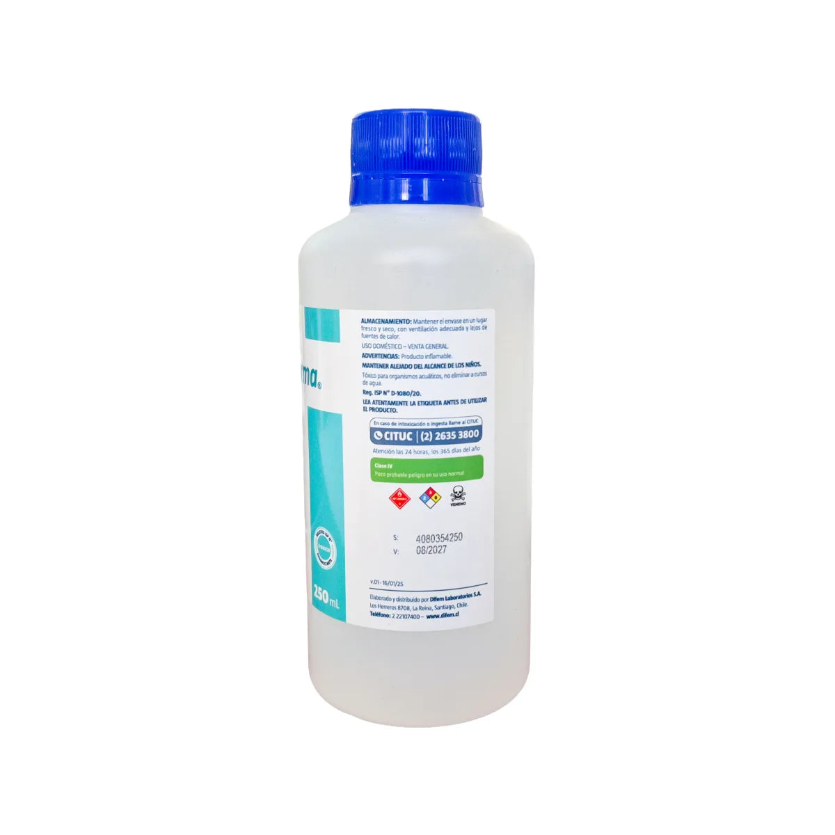 Alcohol Desnaturalizado 95% Difem Pharma