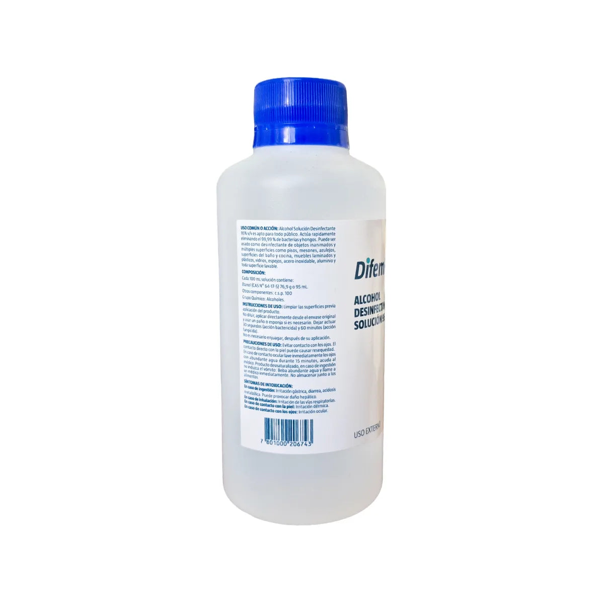Alcohol Desnaturalizado 95% Difem Pharma