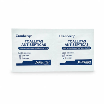 Toallas con Alcohol Isopropílico 70%