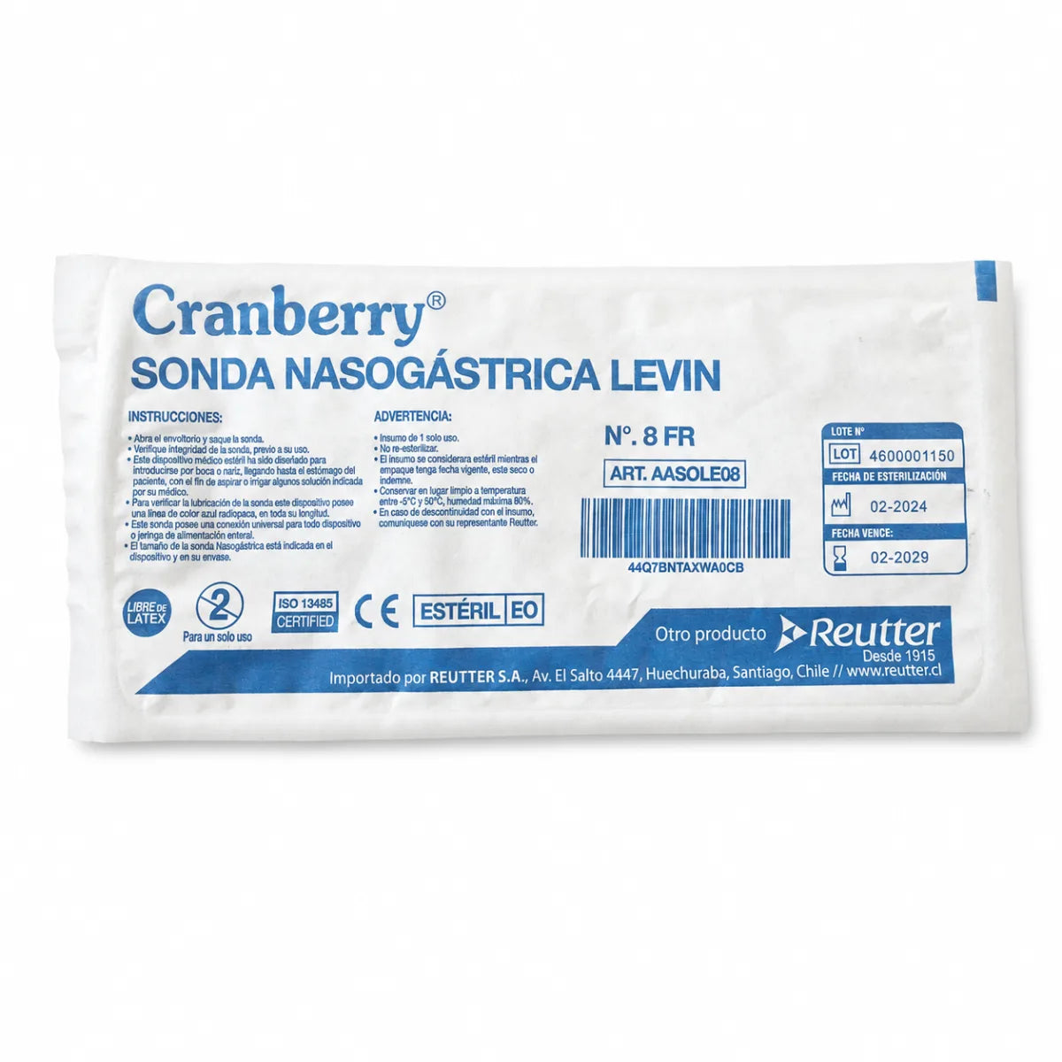 Sonda Nasogástrica Levin Graduada