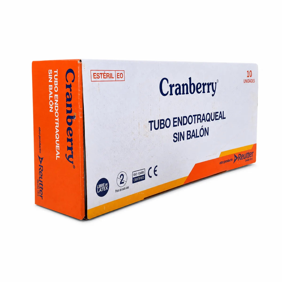 Tubo Orotraqueal sin Balón Cranberry