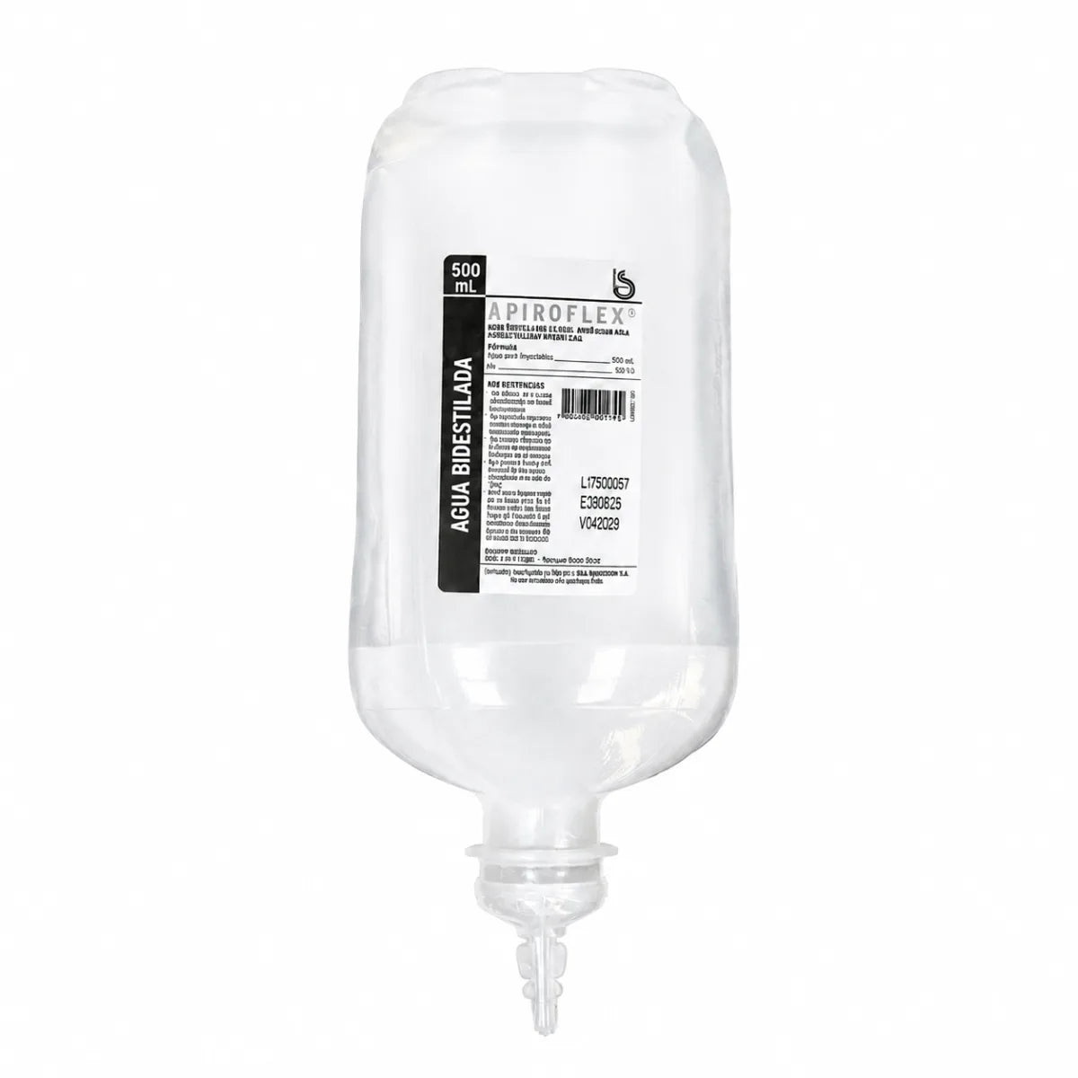 Agua Bidestilada Inyectable Fresenius Kabi 500mL x20