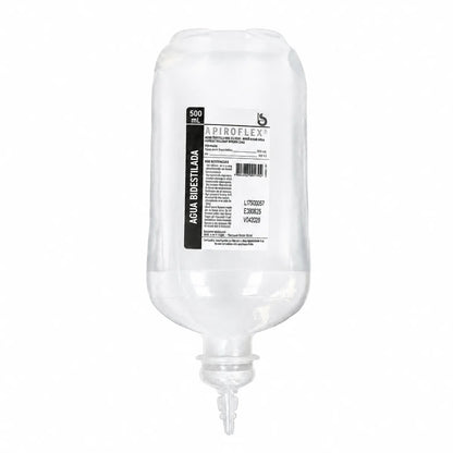 Agua Bidestilada Inyectable Fresenius Kabi 500mL x20