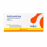 Azitromicina 500 mg Comprimidos x6