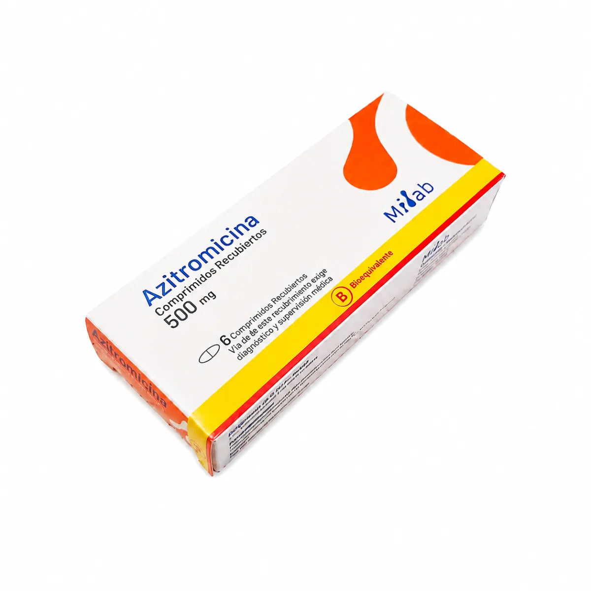 Azitromicina 500 mg Comprimidos x6
