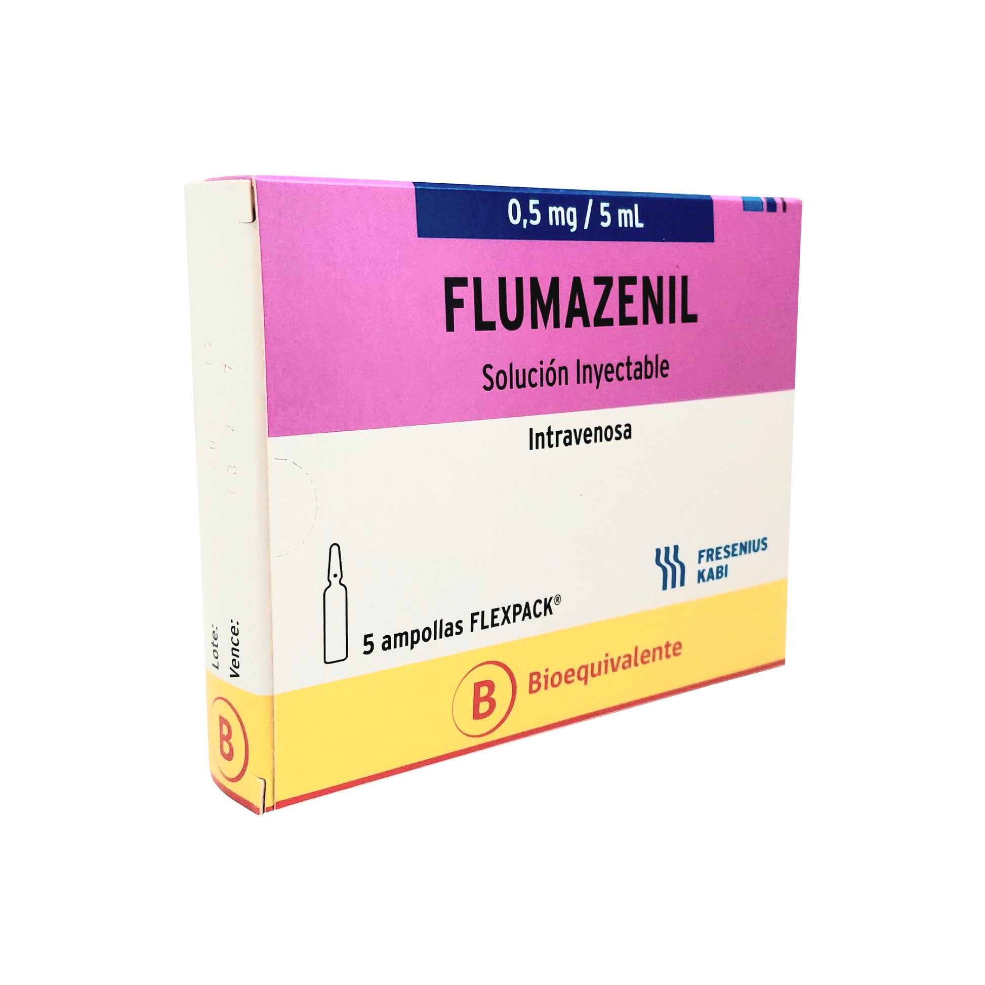 Flumazenil Solución Inyectable 0.5 mg/5mL Fresenius Kabi x5