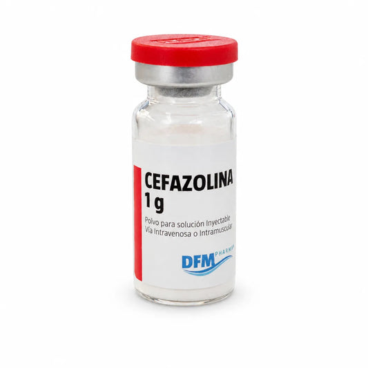 Cefazolina 1 g Polvo para Solución Inyectable DFM Pharma (x50)