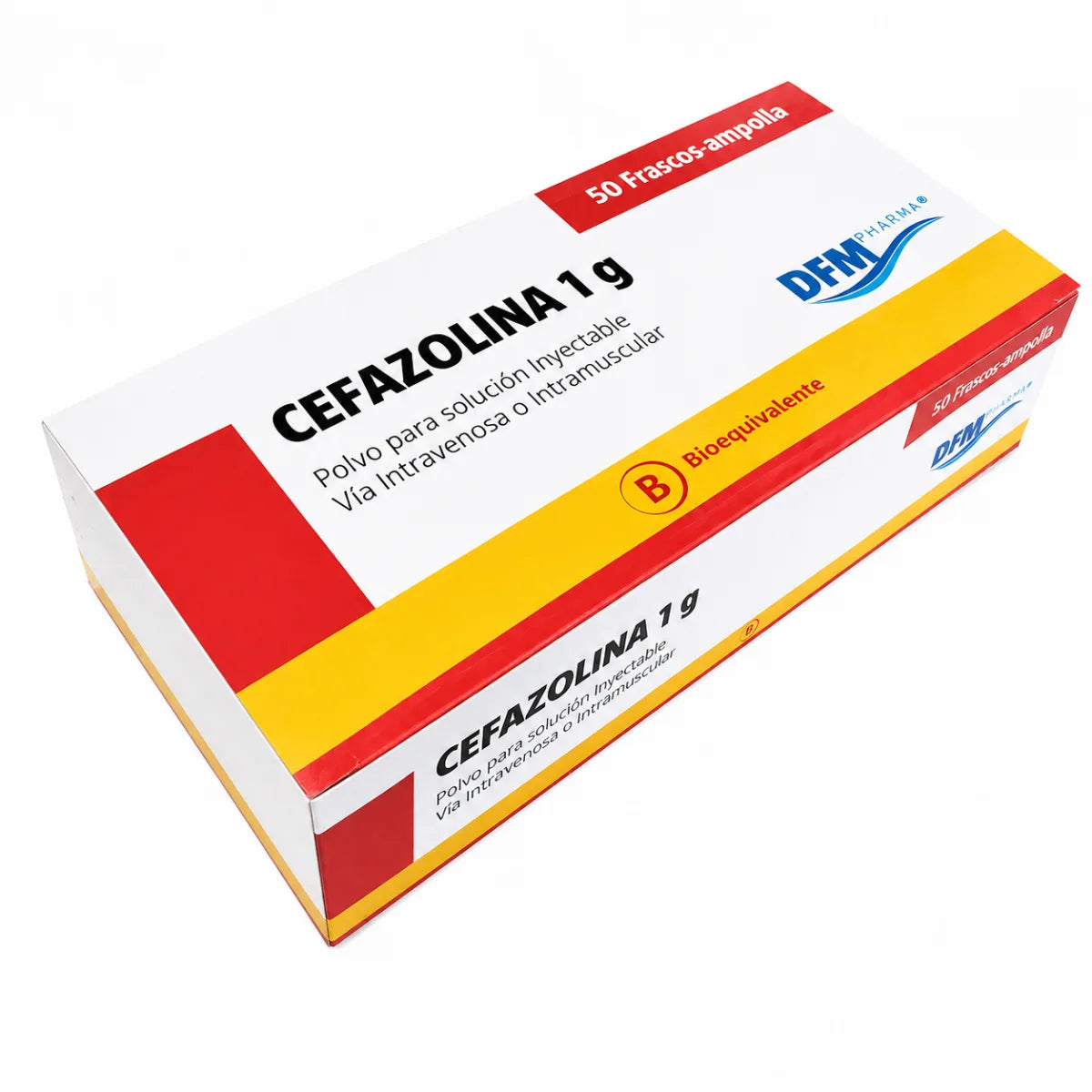 Cefazolina 1g Inyectable x50 DFM Pharma