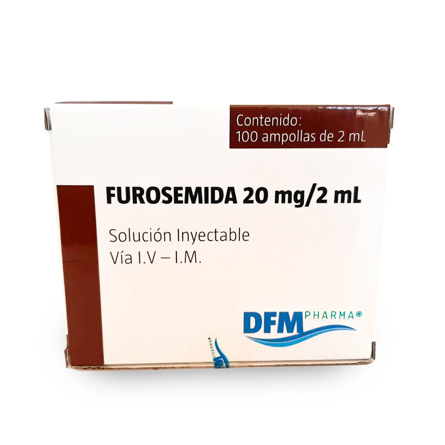 Furosemida 20mg/2mL Inyectable x100 Ampolla