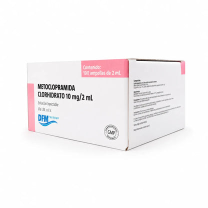 Metoclopramida 10mg/2mL Inyectable DFM Pharma