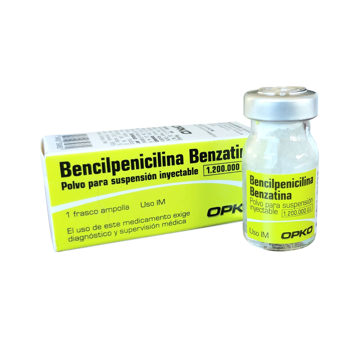 Bencilpenicilina Benzatina 1.200.000 UI IM Frasco Ampolla