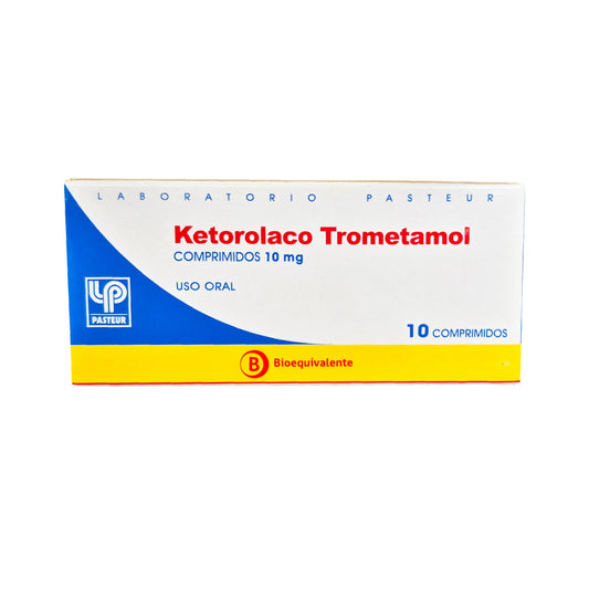 Ketorolaco Trometamol 10 mg Pasteur