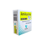 Amikacina 500 mg/2 mL Inyectable Antibiótico x10