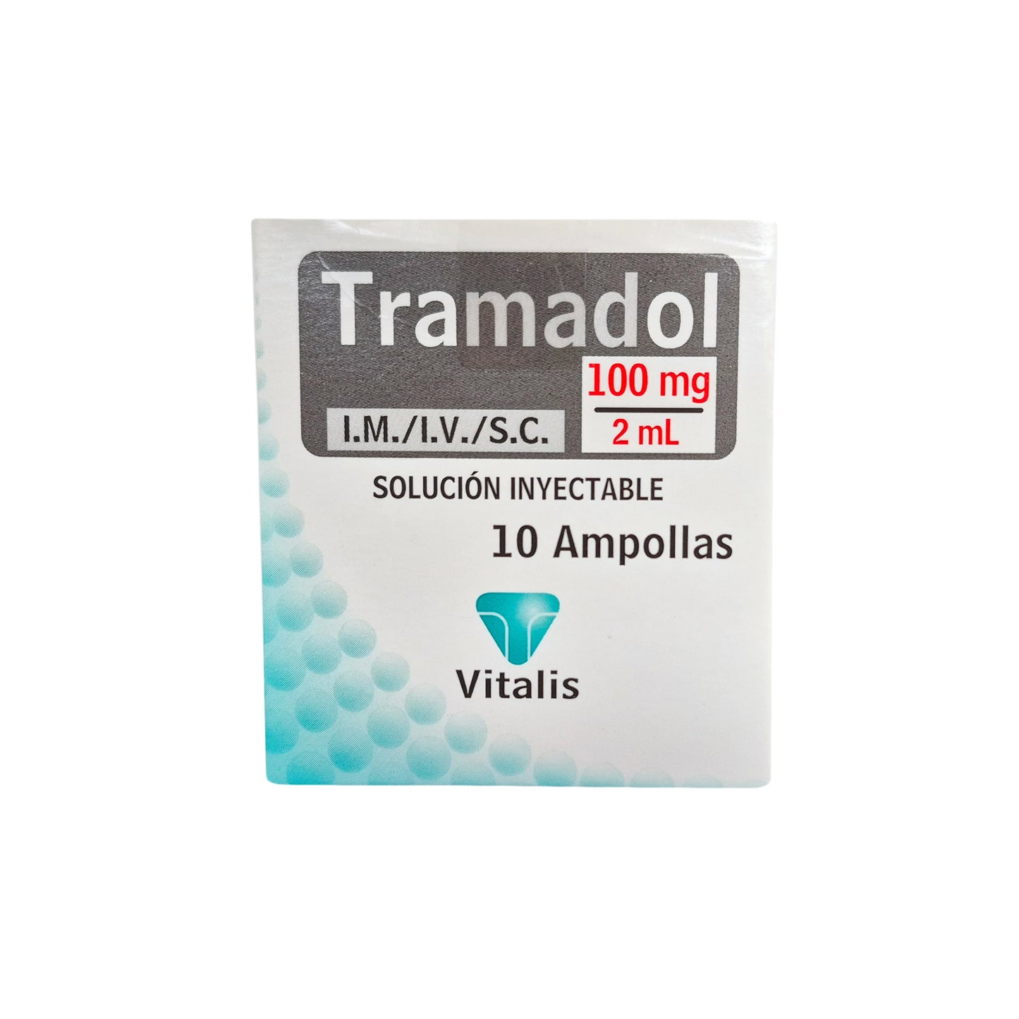 Tramadol 100mg/2mL Inyectable Vitalis