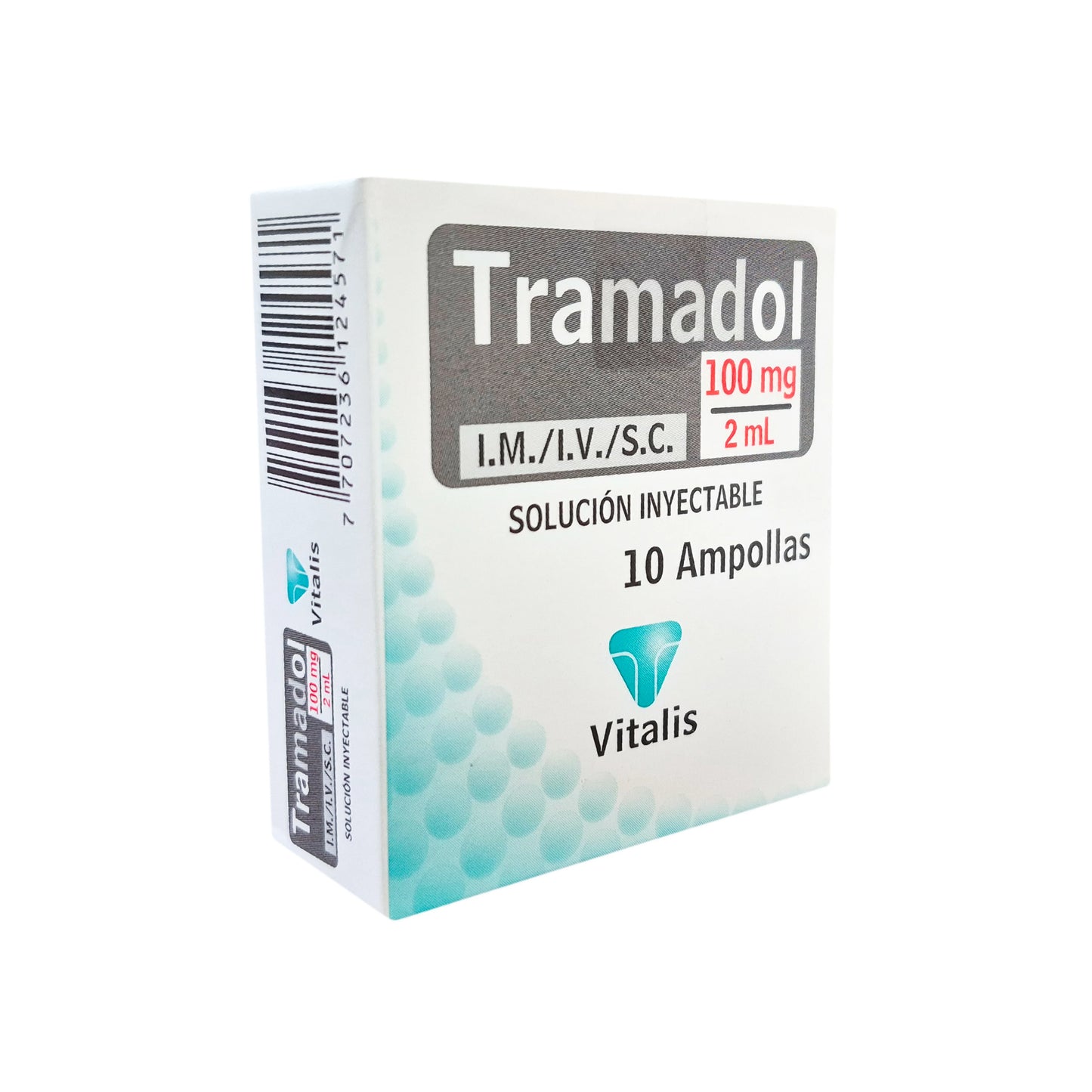 Tramadol 100mg/2mL Inyectable Vitalis