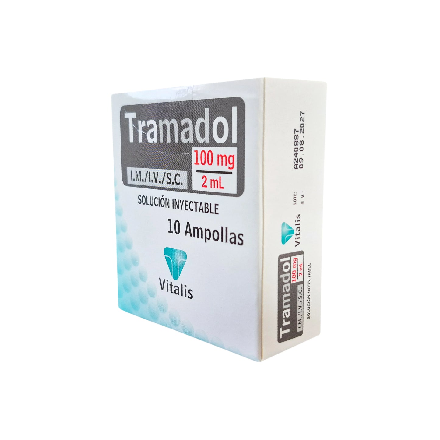 Tramadol 100mg/2mL Inyectable Vitalis